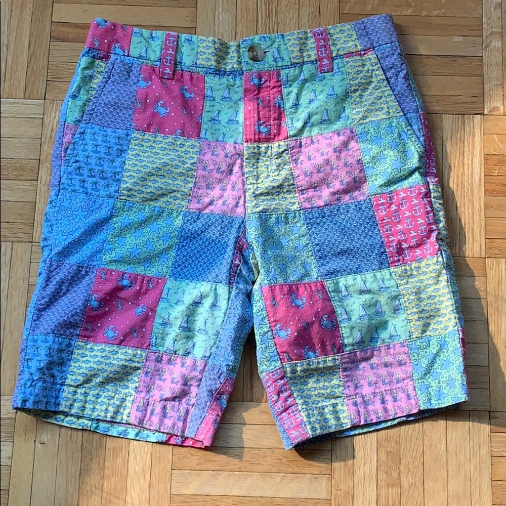 Vineyard Vines Boys Patchwork Breaker Shorts